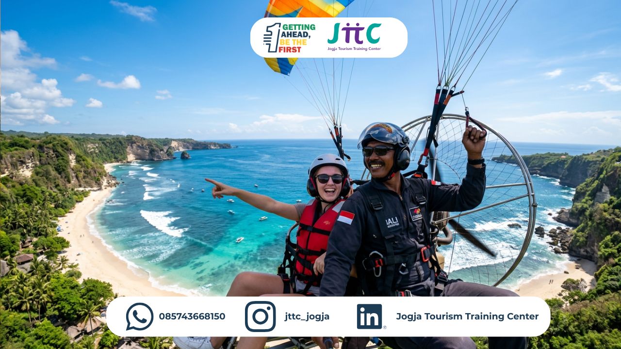 Pelatihan Pilot Tandem Paramotor