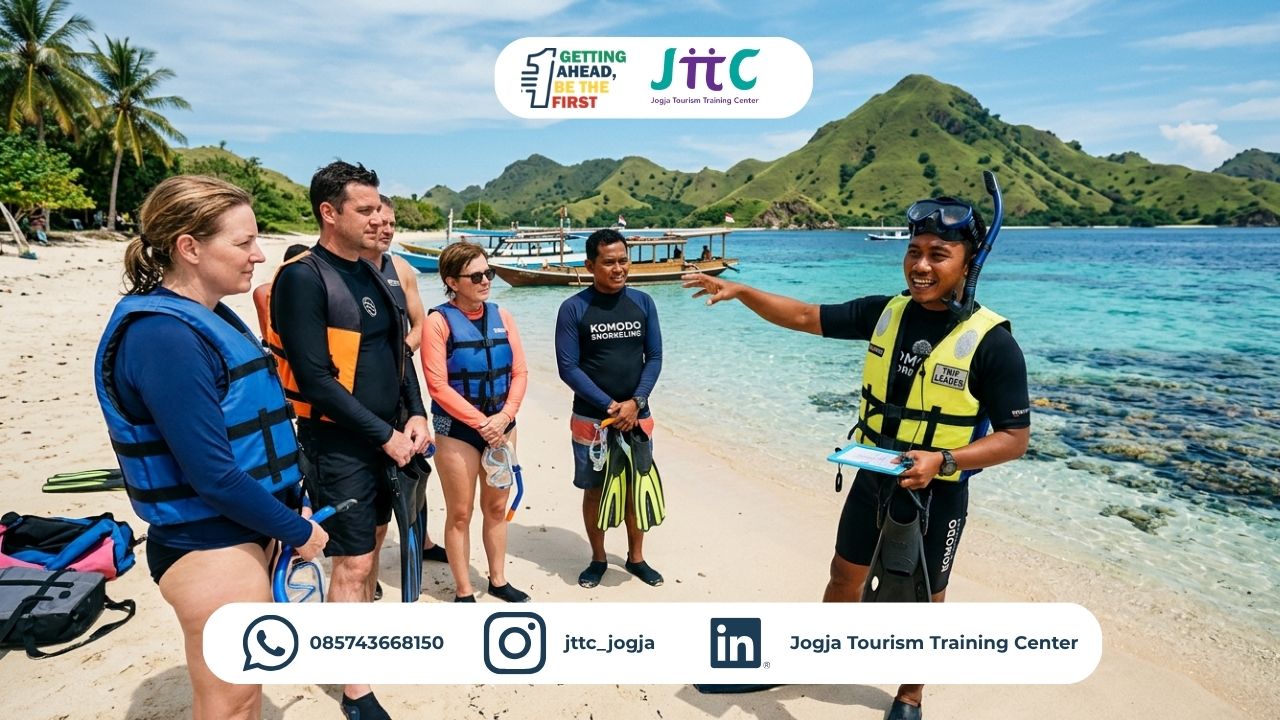 Pelatihan dan Sertifikasi BNSP Okupasi Pimpinan Trip Snorkeling