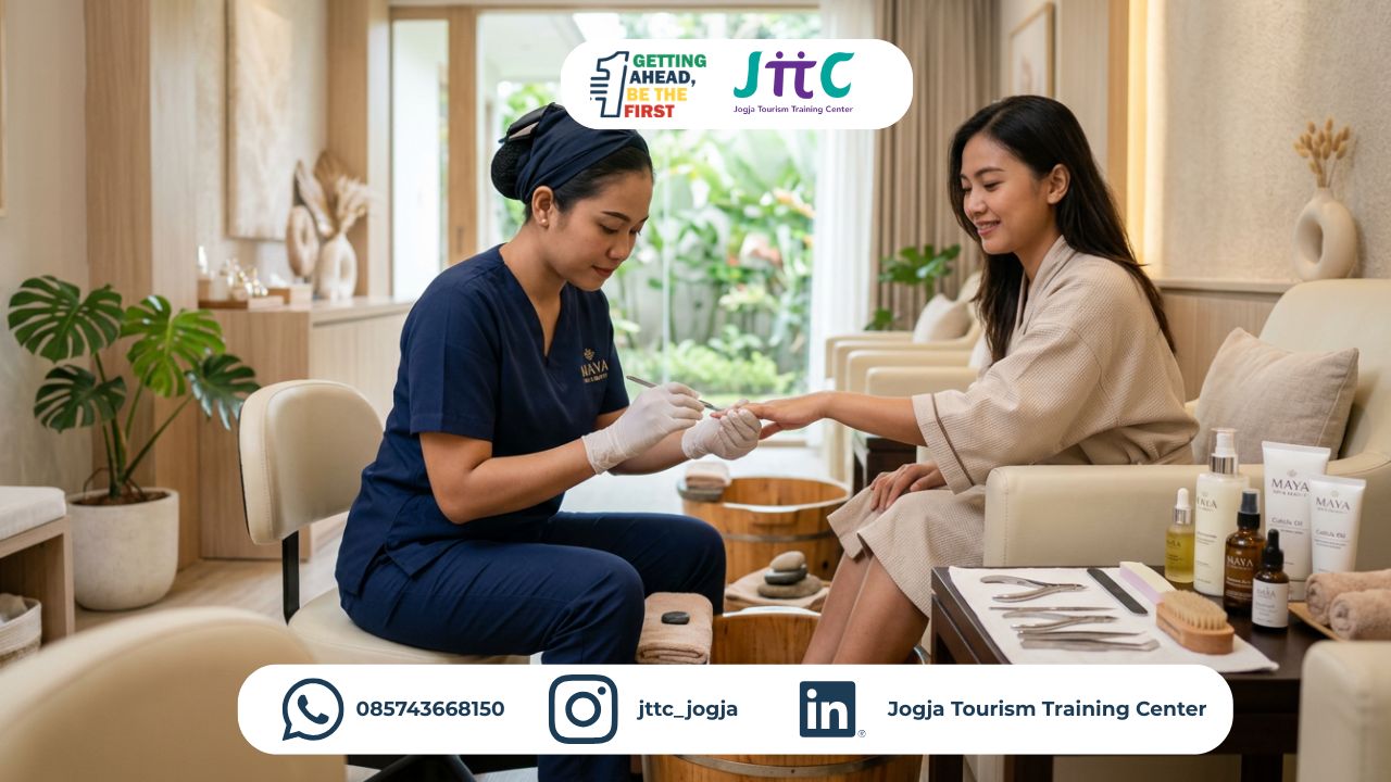 Pelatihan dan Sertifikasi BNSP Terapis Perawatan Kuku, Tangan dan Kaki