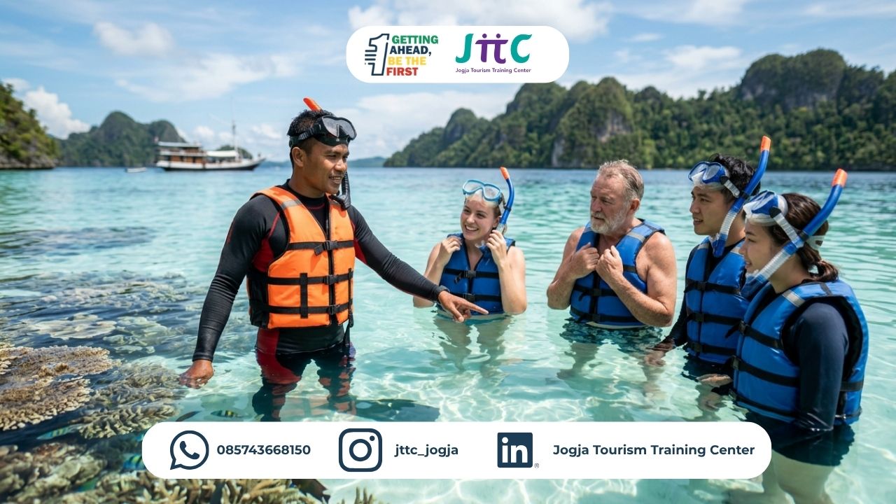 Pelatihan dan Sertifikasi BNSP Okupasi Pemandu Wisata Snorkeling