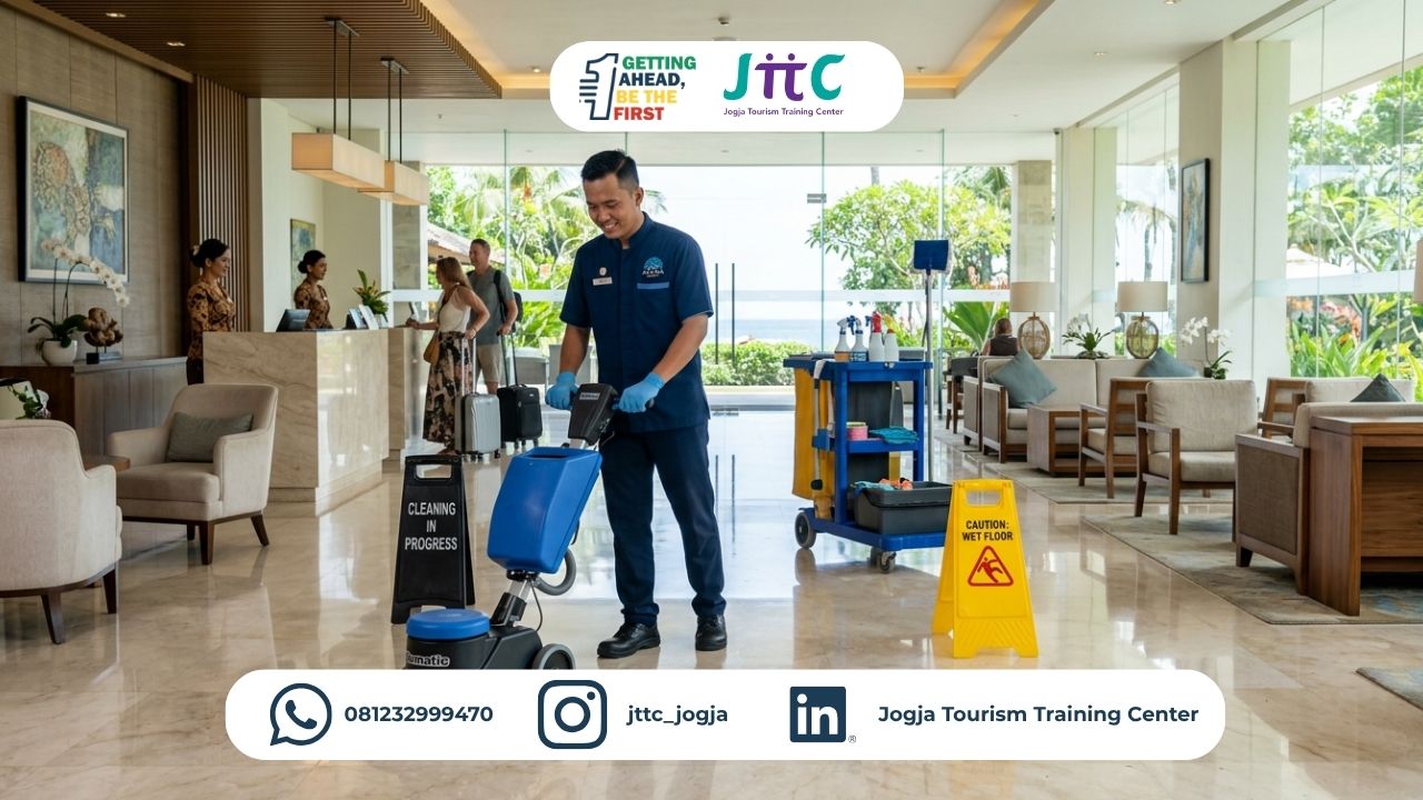 Pelatihan & Sertifikasi BNSP Okupasi Public Area Cleaner